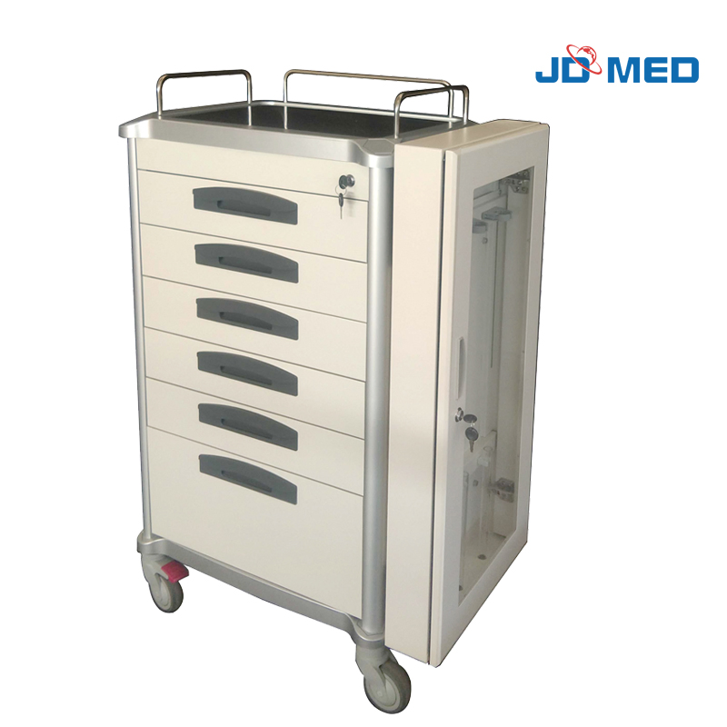 Mobile Medical Carts Endoscopy Procedures Trolley for Hospital Clinics