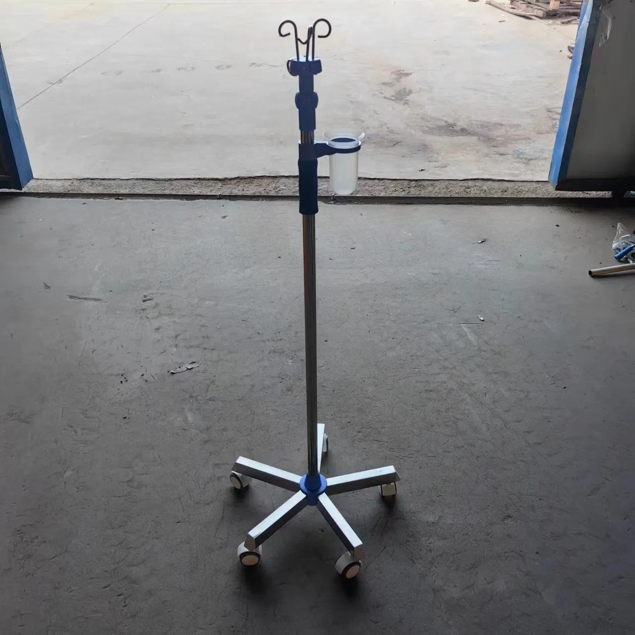 Sht Hot Mobile Infusion Stand I. V Pole Medical Stand Equipment Infusion Stand for Hospital Bed