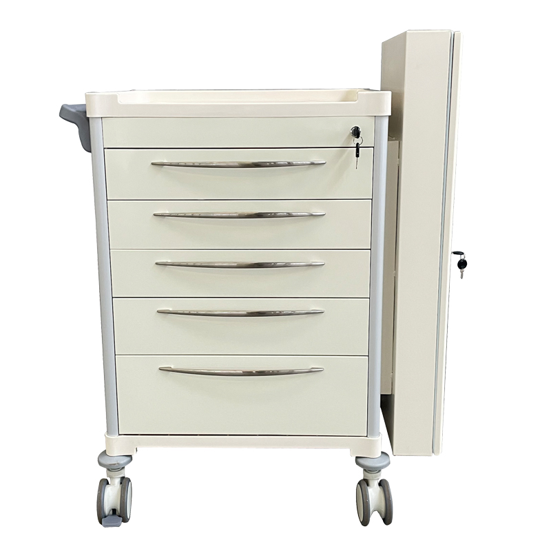 High Strength Removable Hospital Clinic Patient Difficult Airway Endoscopy Trolleys