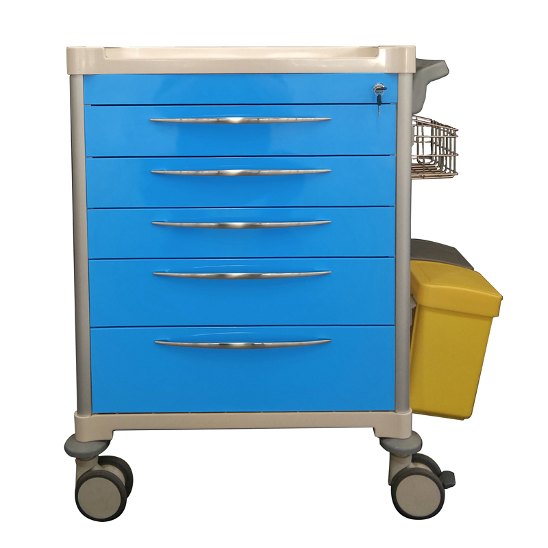 Patient Care Security Medication Dispensing Cart with Locking Drawers
