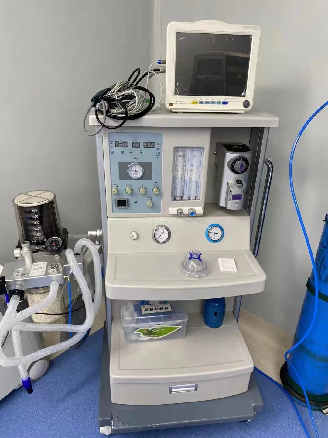 Direct Factory Sale Surgical Anesthesia Machine &amp; Workstation with Single Vaporizer