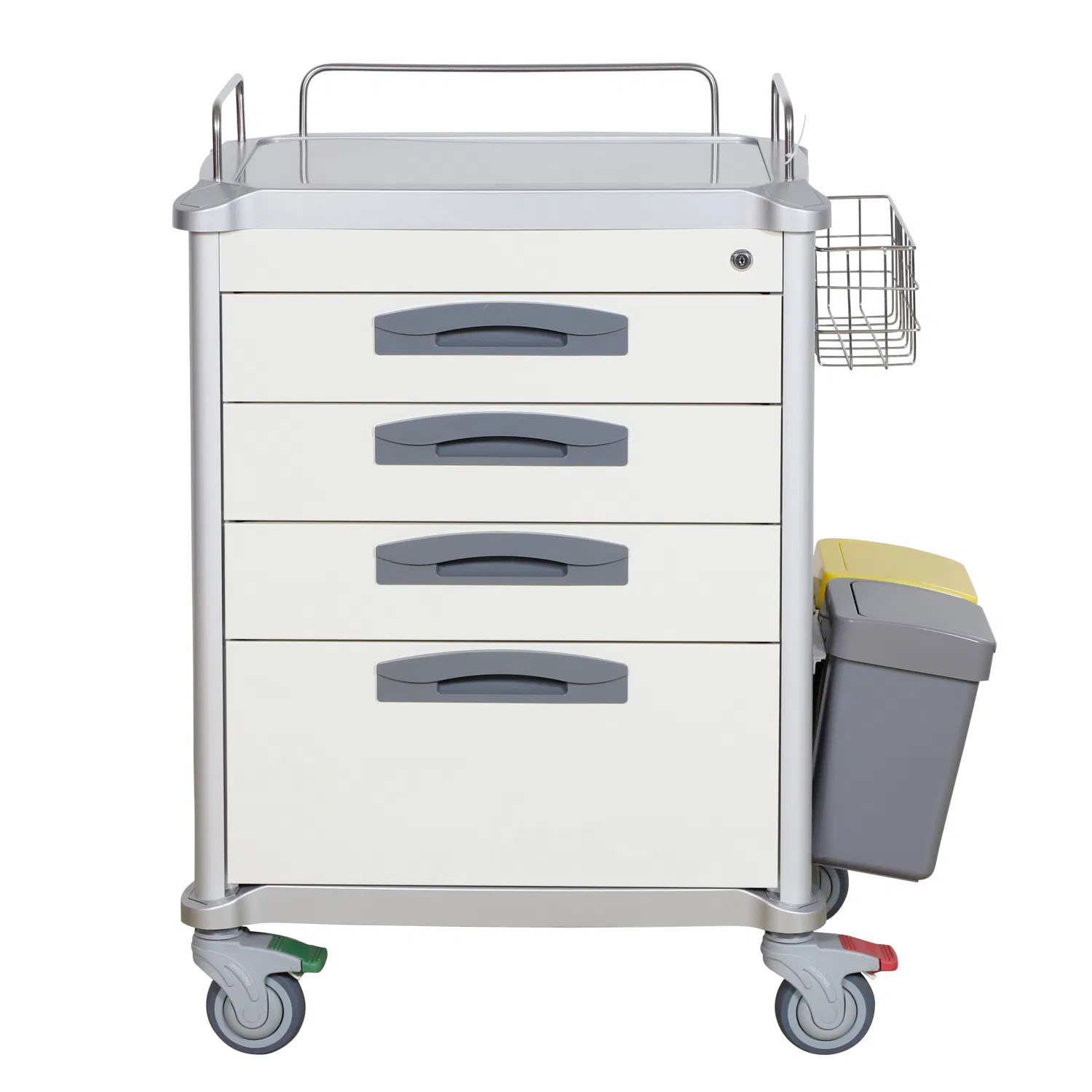 Hospital Emergency Patients Medicine Dispensing Cart with Multiple Drawers