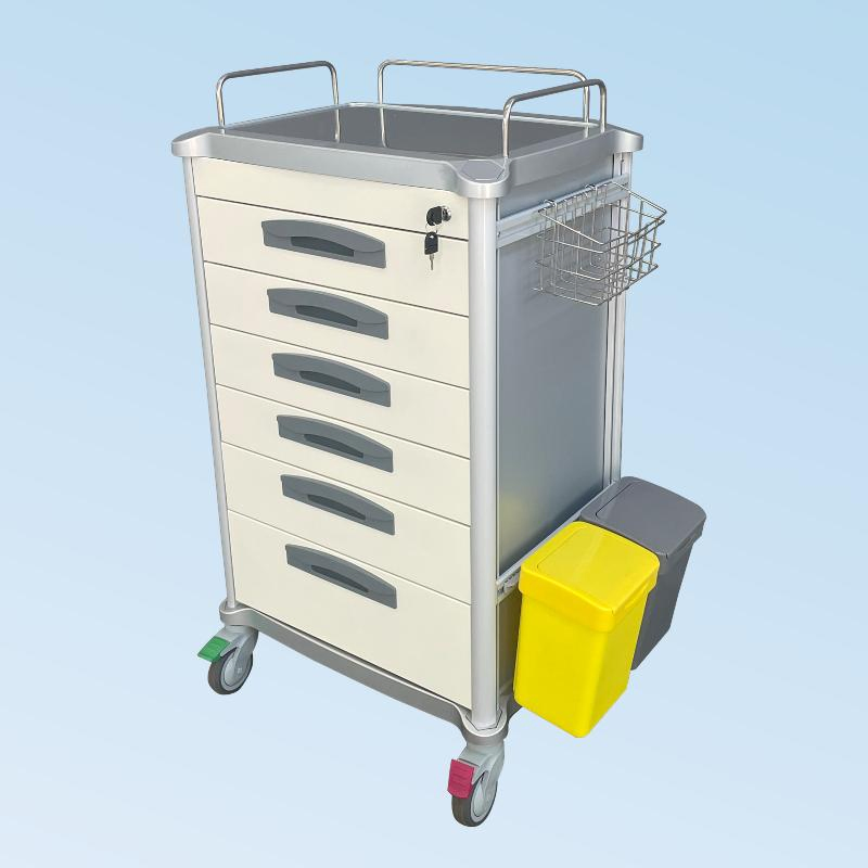 Medical Appliances Trolley Hospital Medication Storage Dispensing Carts