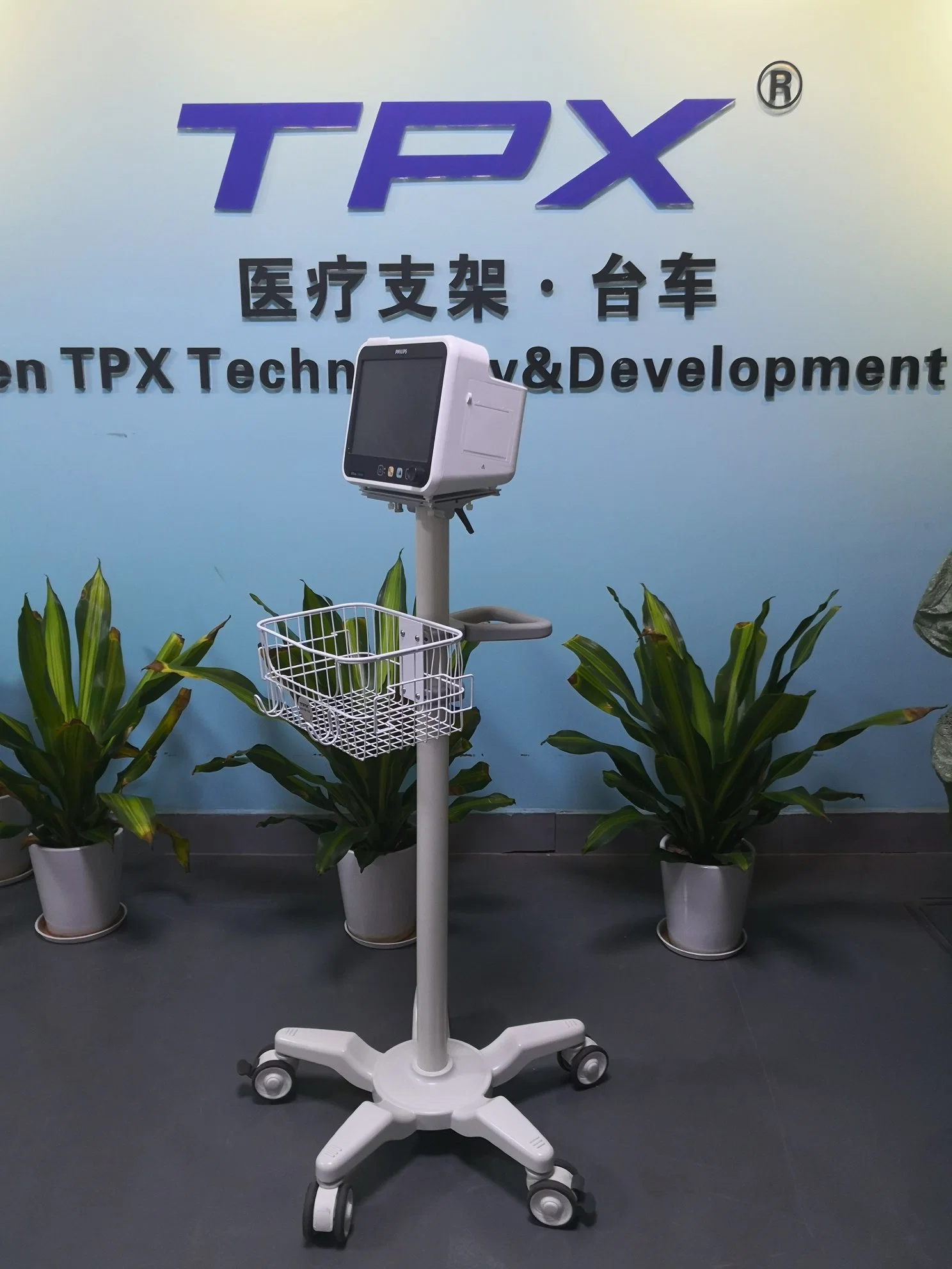 Mobile Medical Furniture for Computer Instrument Hospital Trolley Cart