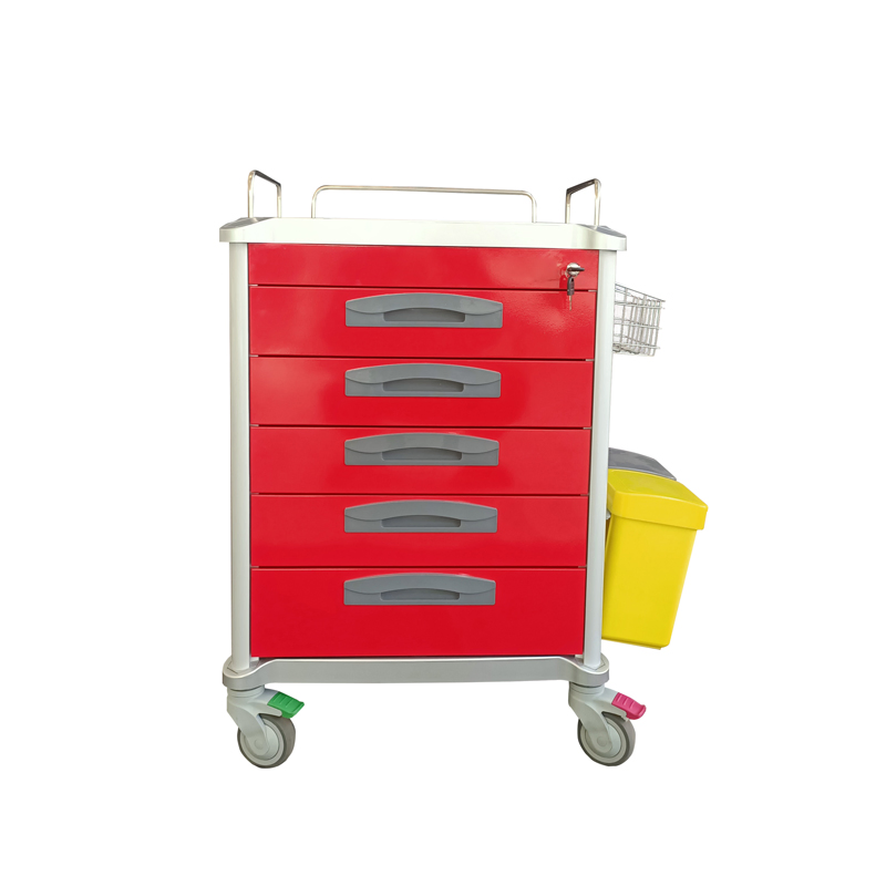 Closed Medical Procedure Medicine Supply Carts Dispensing Trolley
