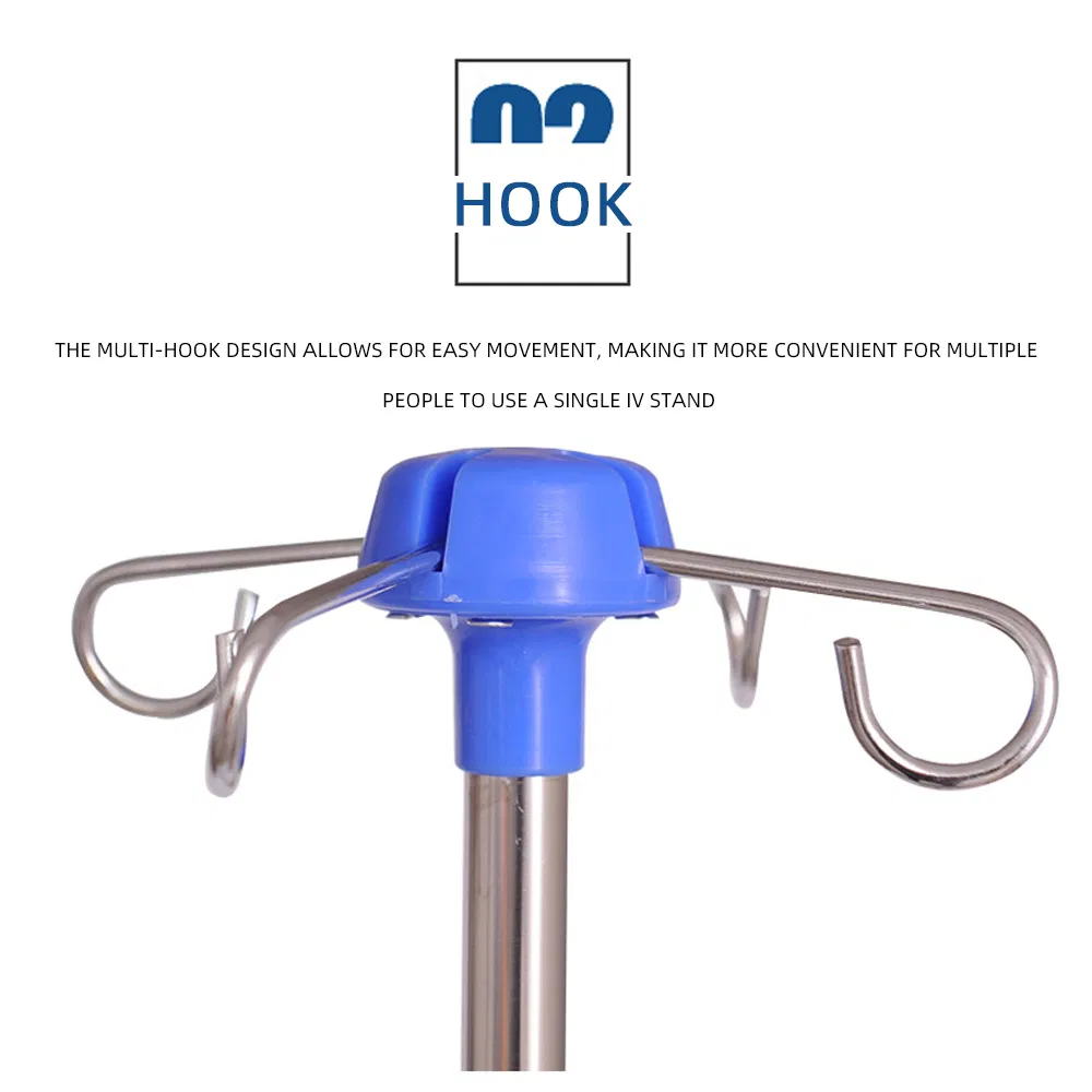Factory Price Infusion Stand Top Wire Style Manufacturer Wholesale Floor Mobile Infusion Stand, Bottle Holder Infusion Rod