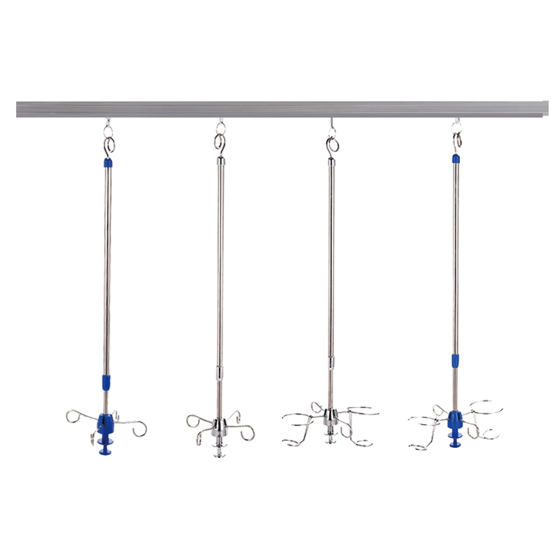 Infusion Stand with Height Adjustment Wheels Mobile IV Stand From Chinese Supplier Medical Use