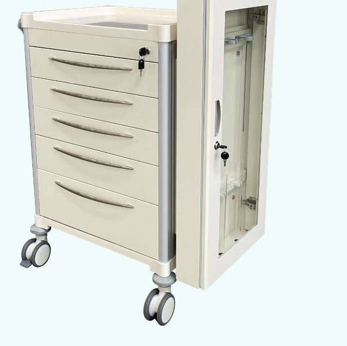 Multiple Drawer Clinic Endoscopy Procedures Medical Trolleys