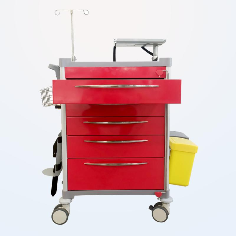 Emergency Crash Cart for Infant Care with Medicine Dispensing