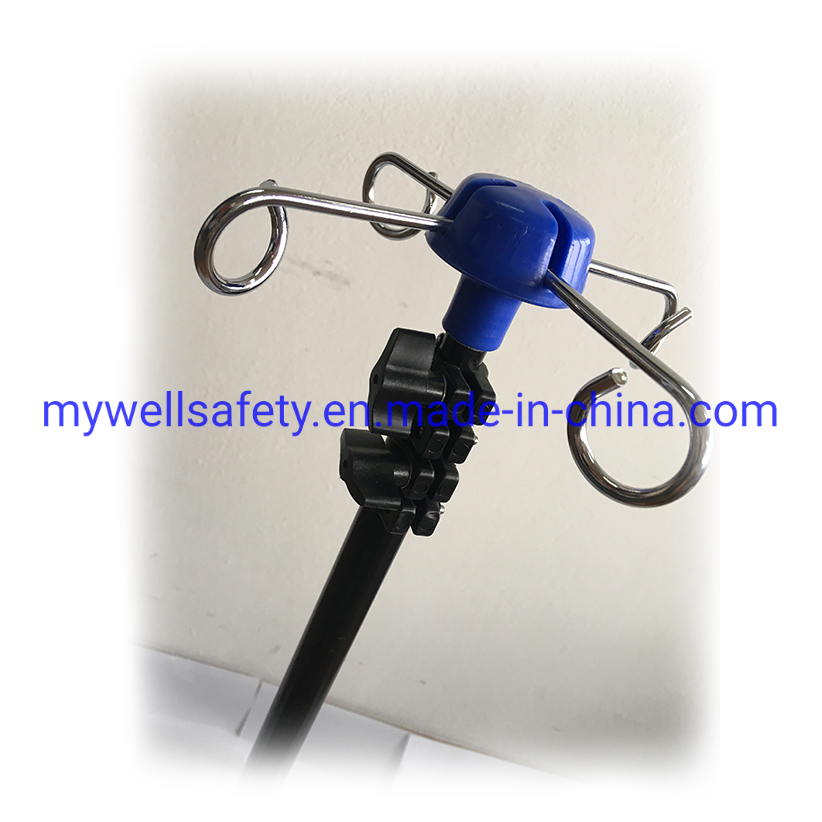 M-IV1 Hospital Medical furniture Mobile Height Adjustable Stainless Steel IV TV Drip Infusion Stand