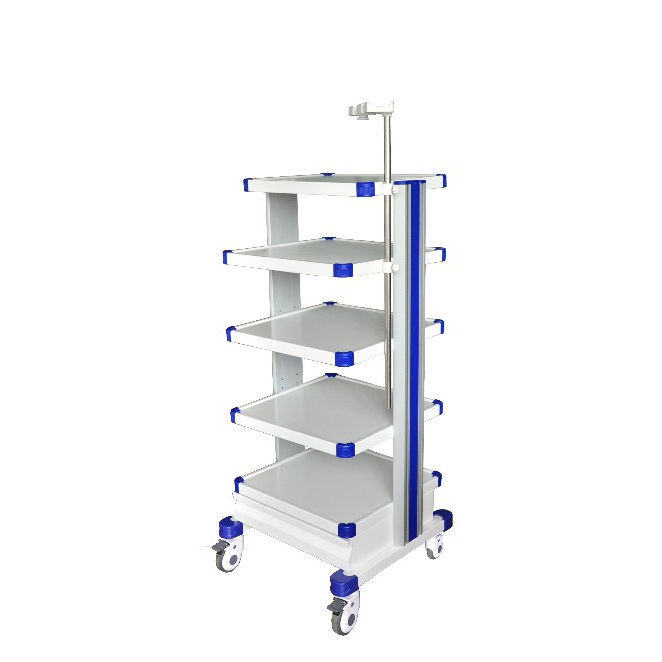 Ouman 5-Layer Medical Trolley Cart for Ent Endoscopy