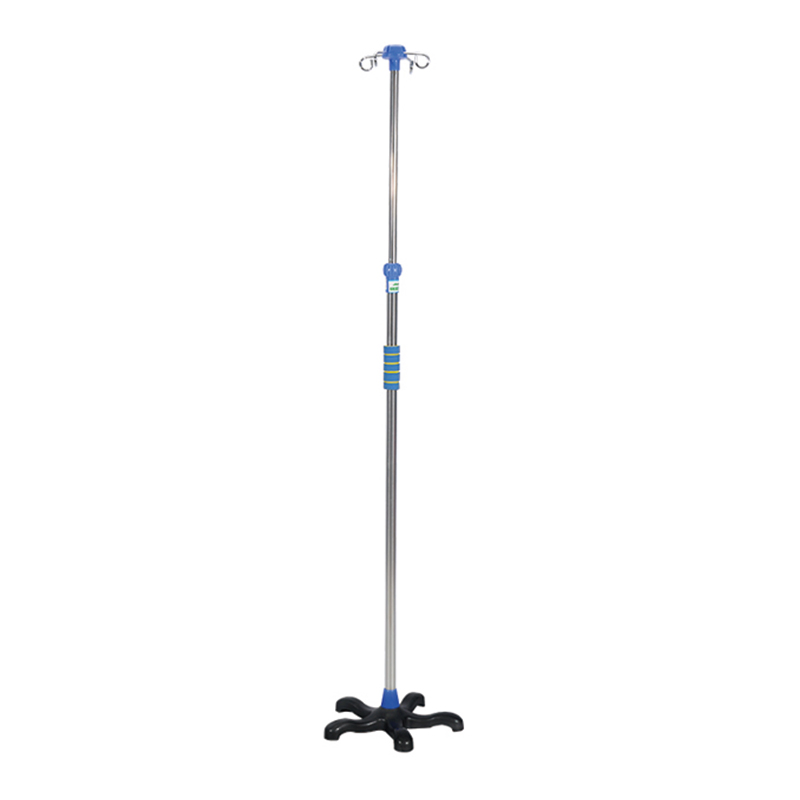 Infusion Stand with Height Adjustment Wheels Mobile IV Stand From Chinese Supplier Medical Use