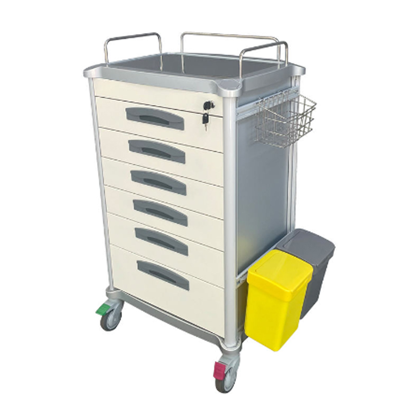 Medical Equipment Hospital Emergency Trolley for Medication Dispensing