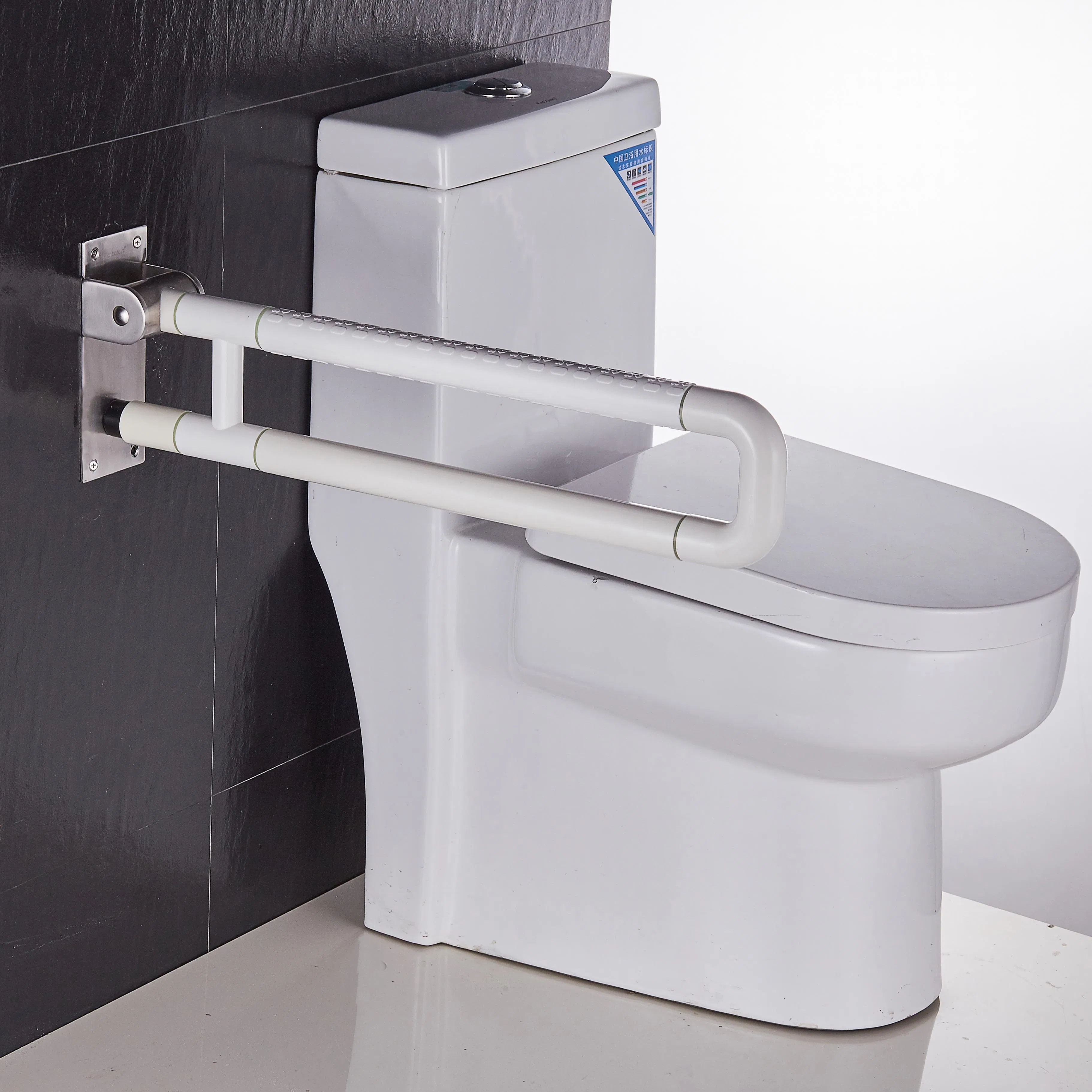 Foldable Stainless Steel Toilet Grab Bar Disabled Safety Washroom Armrest Handrail