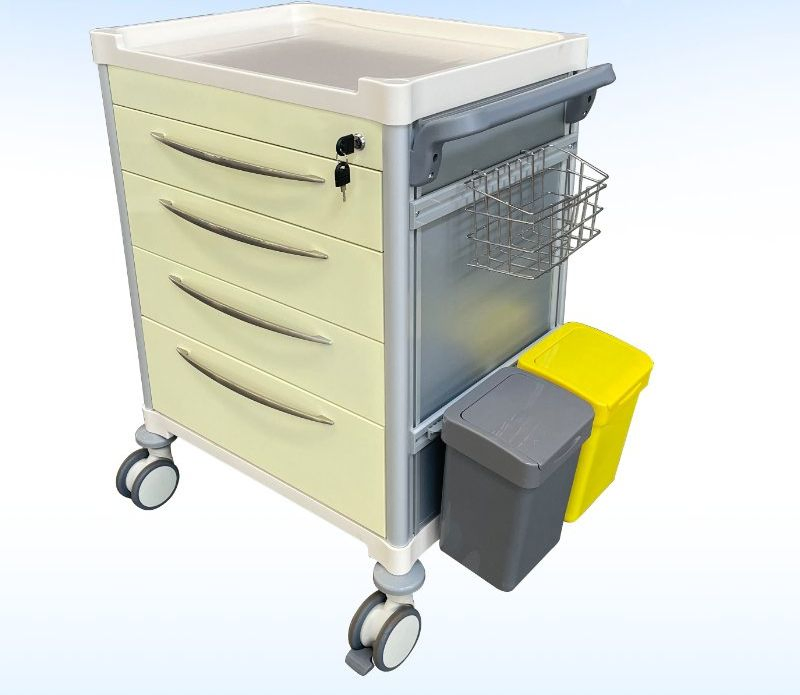 ABS Hospital Medical Medicine Delivery Cart Drug Dispensing Trolley