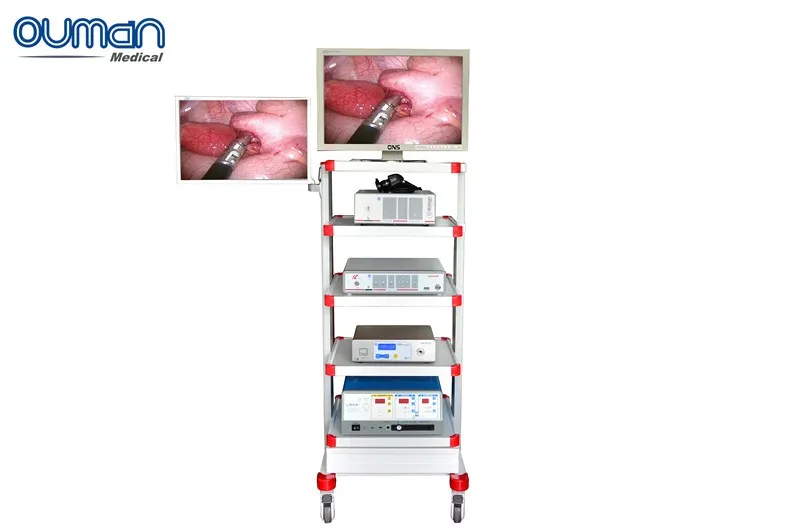 Ouman 5-Layer Medical Trolley Cart for Ent Endoscopy