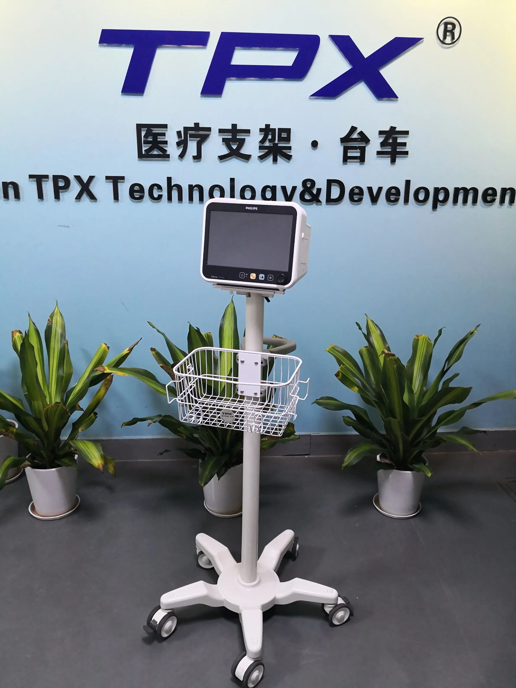 Mobile Medical Furniture for Computer Instrument Hospital Trolley Cart