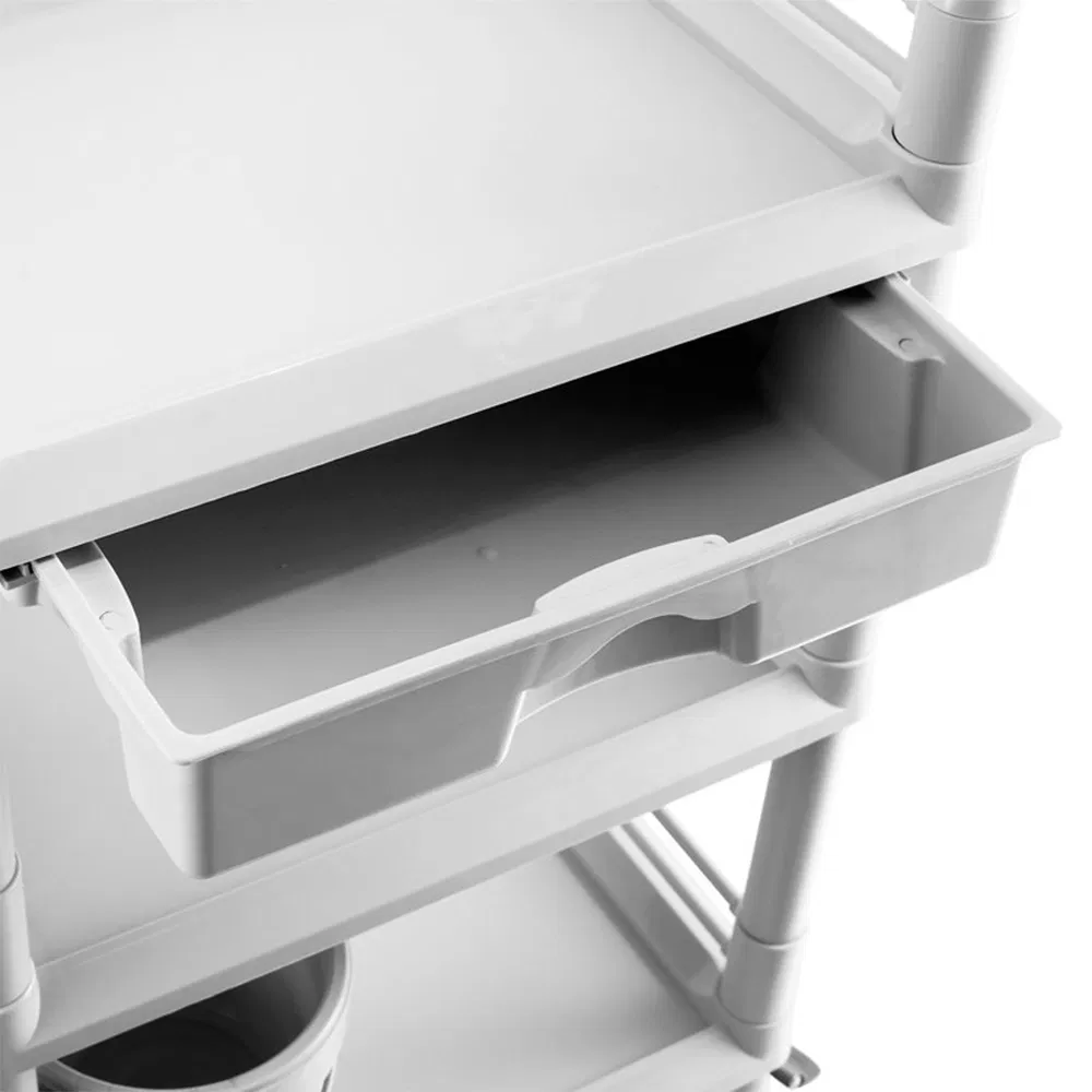 China Cheap ABS Plastic Hospital Medical Clinic Emergency Medicine Trolley Delivery Medication Drug Dispensing Cart