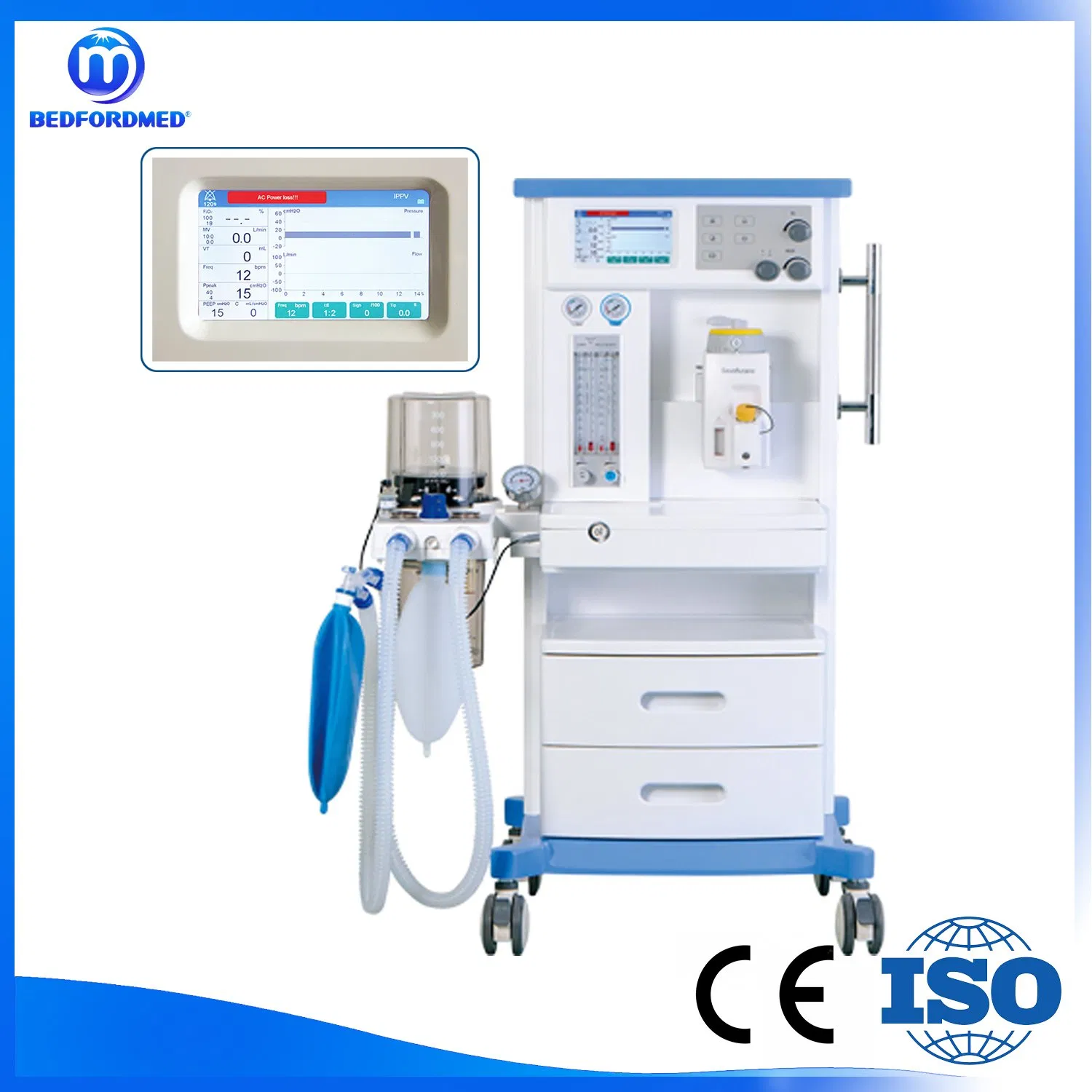 Hospital Emergency Room Operation Devices Medical Multifunctional Anesthesia Workstation Me-6100d