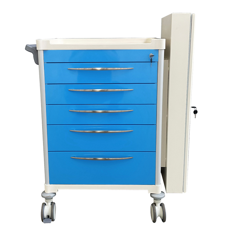 Removable Medical Trolley Clinic Endoscopy Procedures Instrument Hospital Cart