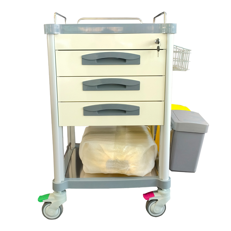 Closed Medical Procedure Medicine Supply Carts Dispensing Trolley