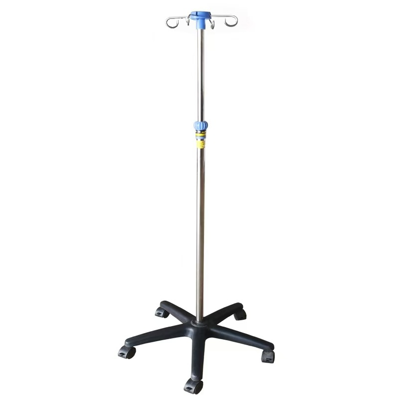 Hospital Medical Adjustable Mobile Infusion Stand/Bracket Infusion Rod Manufacturer