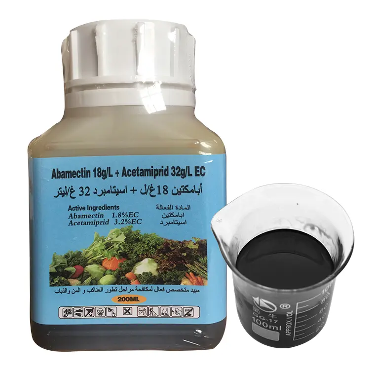 Wholesale Pest control insecticide anti moustique for agriculture EC acetamiprid32g/L+Abamectin 18G/L Quotes, Factories