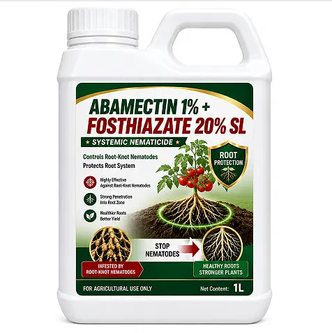 China Abamectin 1%+Fosthiazate 20% SL | Destroy Root-Knot Nematodes at the Root Source Pricelist, Manufacturers