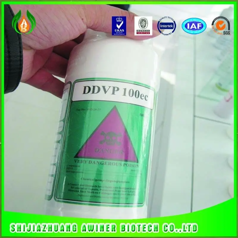 China Insecticides DDVP 97%TC 50%EC，77.5%EC=1000glEC CAS  200-547-7 Manufacturer, Manufacturers