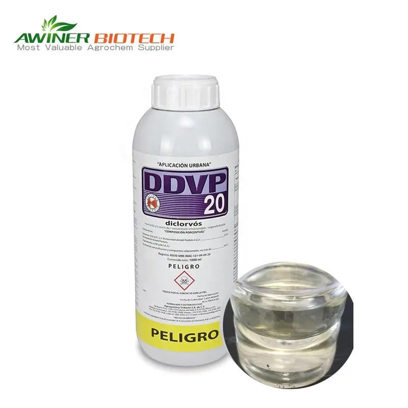 China Insecticides DDVP 97%TC 50%EC，77.5%EC=1000glEC CAS  200-547-7 Manufacturer, Manufacturers