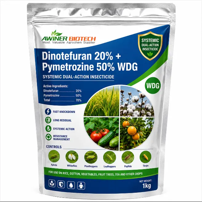 Wholesale Corn Aphid Insecticide Dinotefuran 20 Pymetrozine 50 WDG Manufacturer OEM Supplier Factories, Supplier