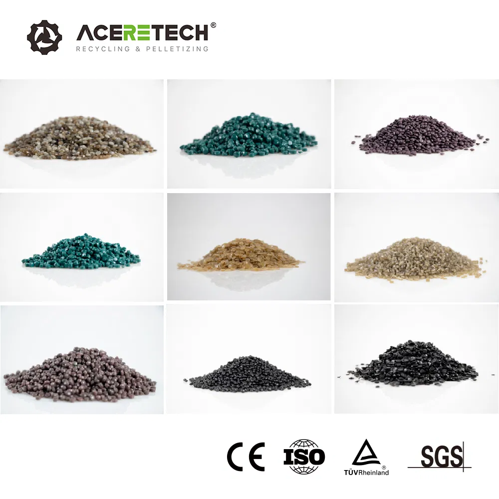آلة إعادة تشكيل أكياس HDPE و LDPE من Aceretech OEM ODM لإعادة حبيبات البلاستيك في خطوة واحدة