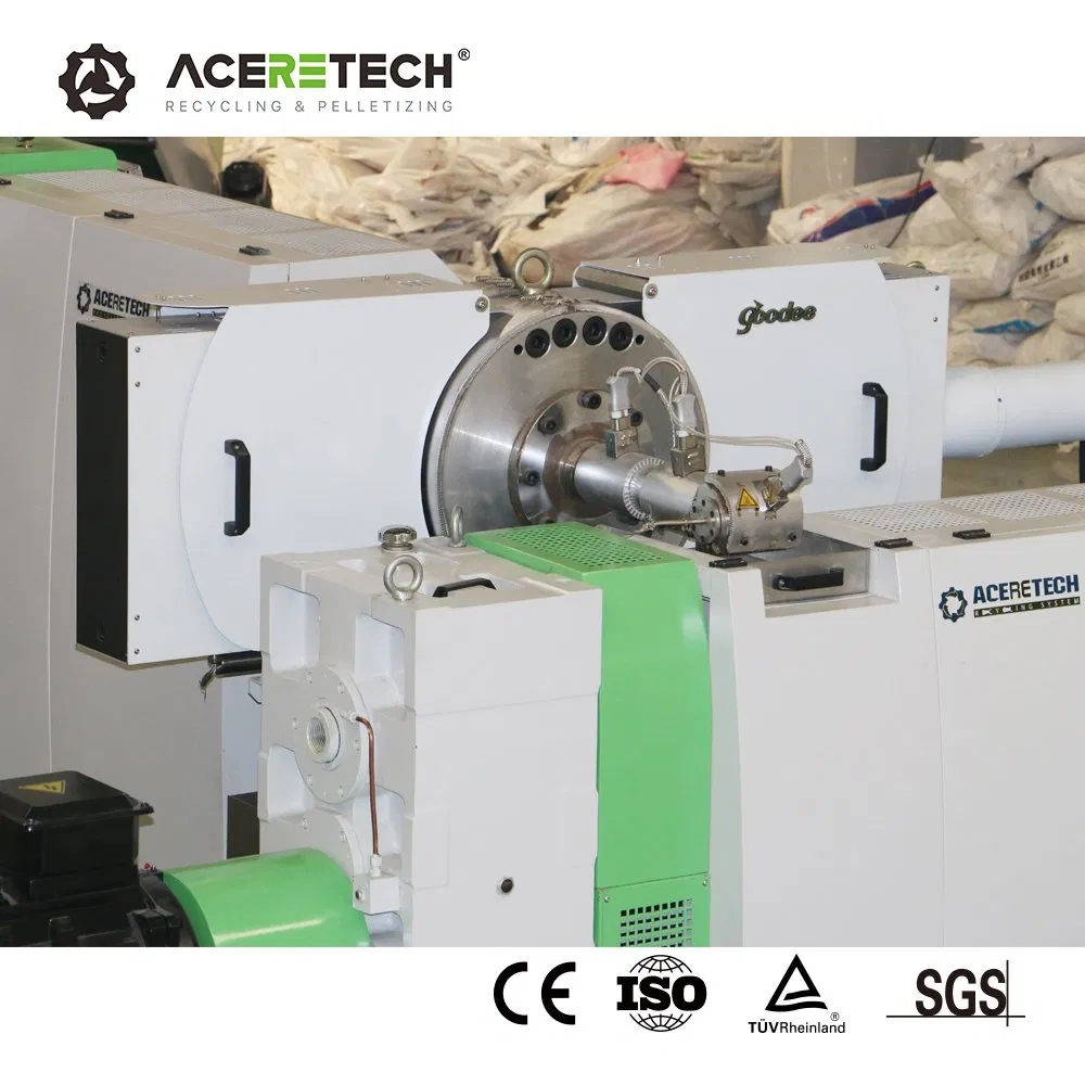 آلة إعادة تشكيل أكياس HDPE و LDPE من Aceretech OEM ODM لإعادة حبيبات البلاستيك في خطوة واحدة