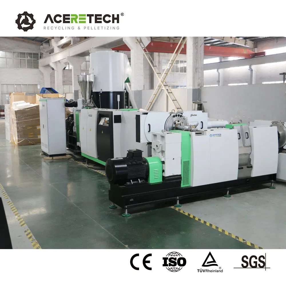 آلة إعادة تشكيل أكياس HDPE و LDPE من Aceretech OEM ODM لإعادة حبيبات البلاستيك في خطوة واحدة