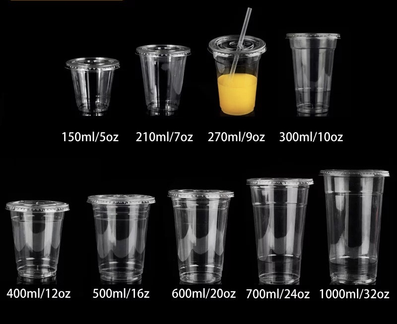 آلة تشكيل البلاستيك بالتسخين الآلي لصنع الأكواب 14oz 16oz 22oz