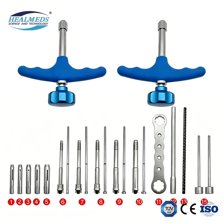 Professional Stainless Steel Cartilage Removal Instrument Set Orthopedic Bone Curette and Shaver for Knee Arthroscopy Surgery