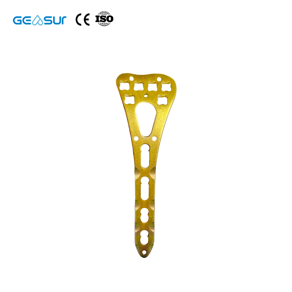 Geasure Titanium Alloy Distal Radius Volar Locking Plate Anatomical Orthopedic Implant for Bone Fracture Fixation Class III