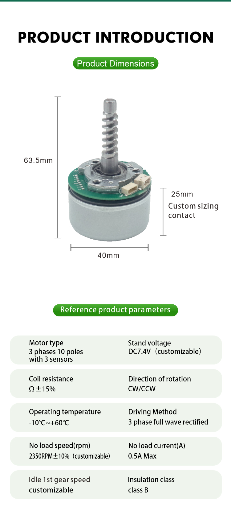 Brushless DC Motor Display 2
