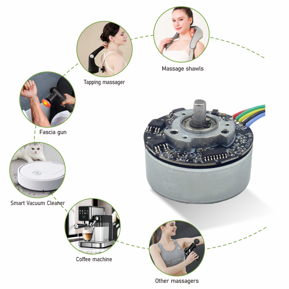 Axial Length 82 100 and 150mm 3.7W/5.6W Brushless Motor High Speed Permanent Magnet DC Motor