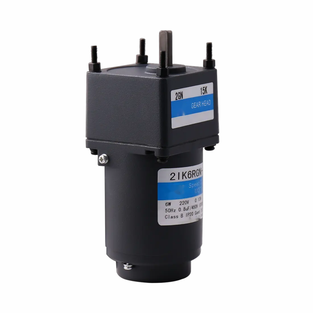 Industrial Grade Reliable Single Phase AC Gear Motor with High Ratio Reduction Gearbox for Printing Machine