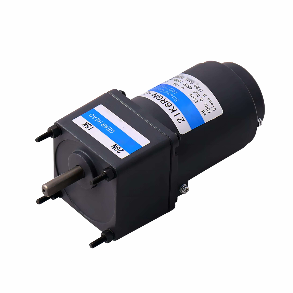 Industrial Grade Reliable Single Phase AC Gear Motor with High Ratio Reduction Gearbox for Printing Machine