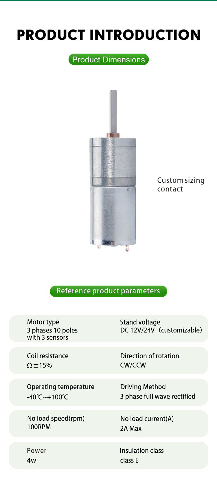 DC Gear Motor Component Showcase 8