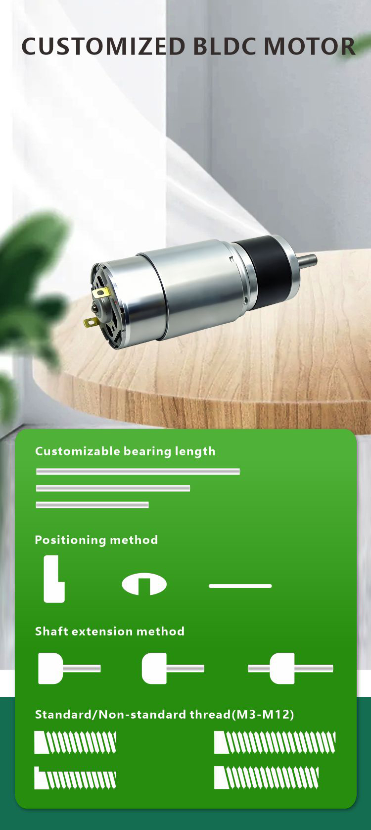 DC Planetary Gear Motor design