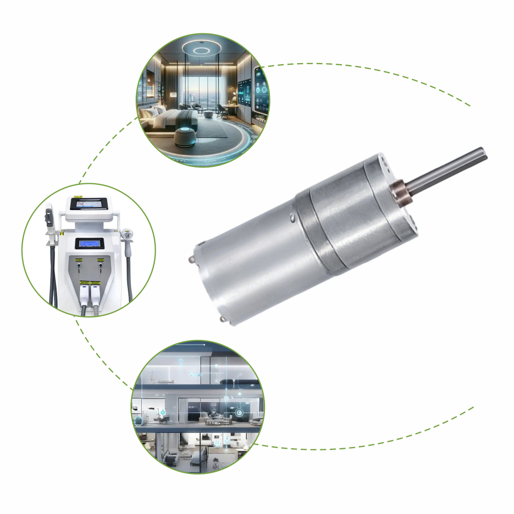 High-Performance 100rpm 12V 24V DC Motor for Smart Home Appliances with Energy Efficiency