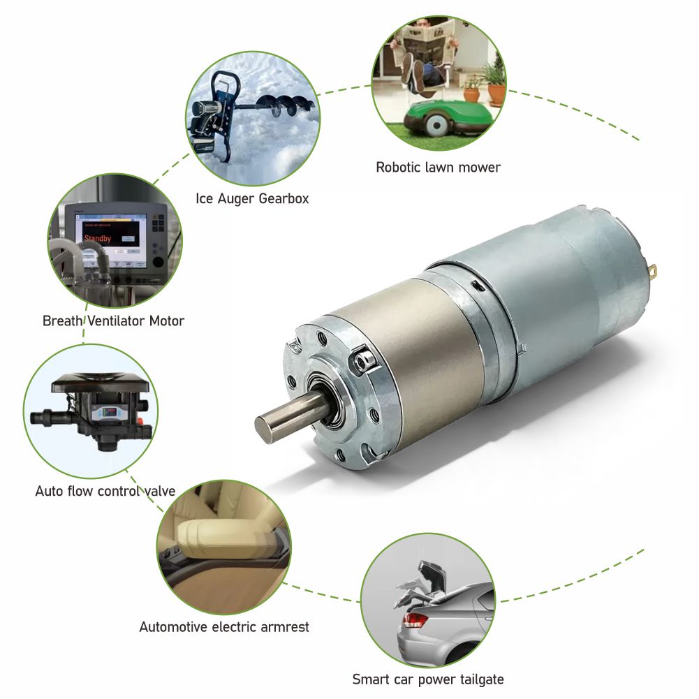 High-Precision 3000RPM 12V DC Planetary Gear Motor for Camera Adjustment and Optical Instrument Applications