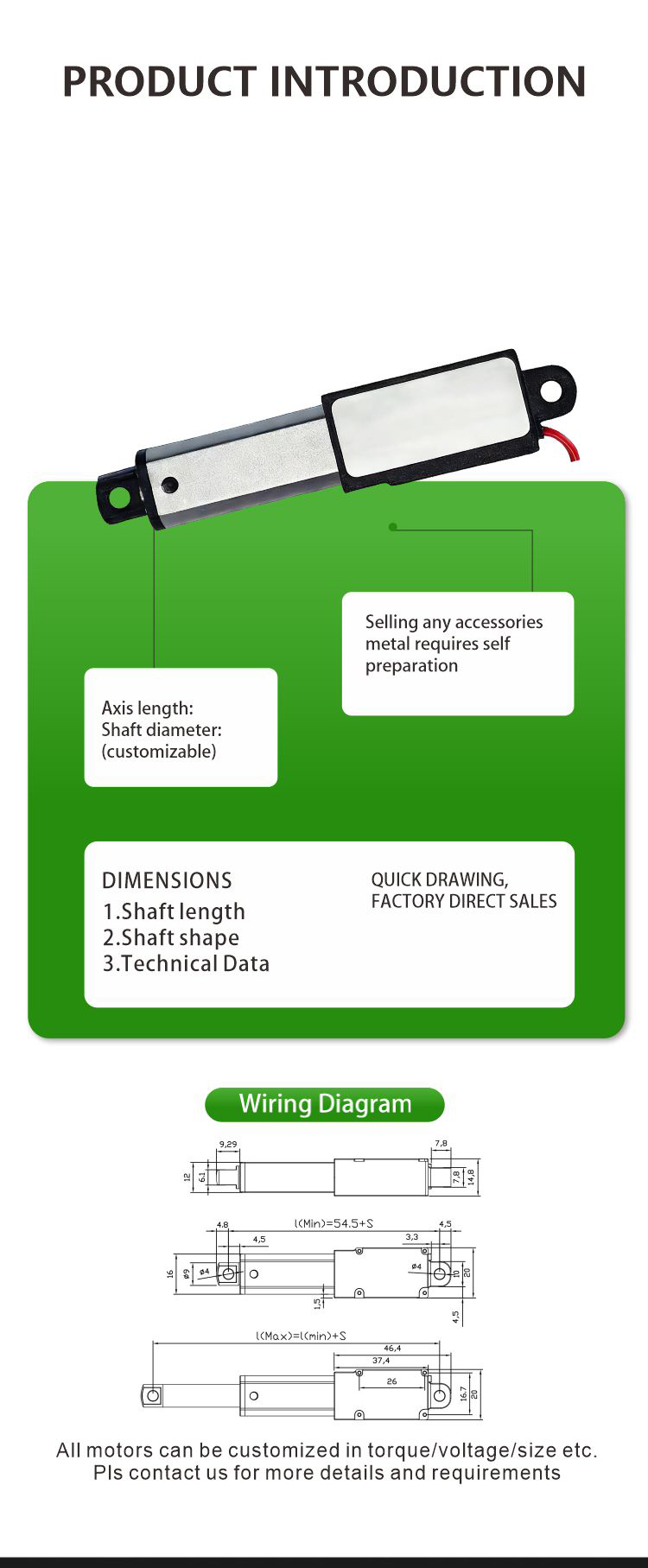 DC Gear Motor Detail View 3
