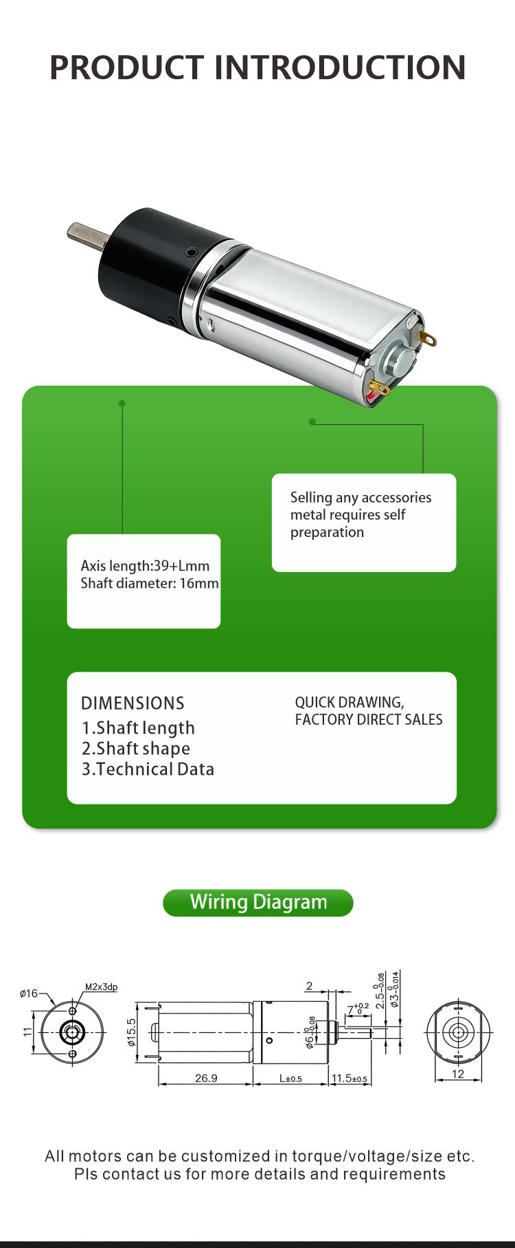 DC Planetary Gear Motor Details 3