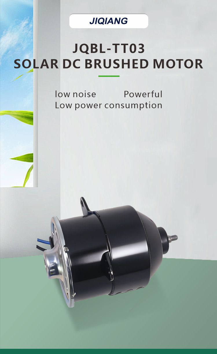 Solar brush DC motor view 1
