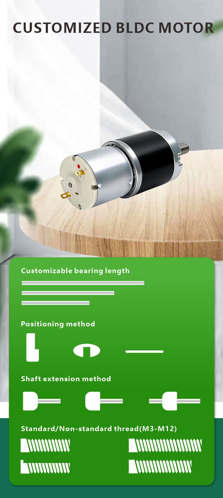 JQPG-36G01 DC Planetary Gear Motor Detail 7
