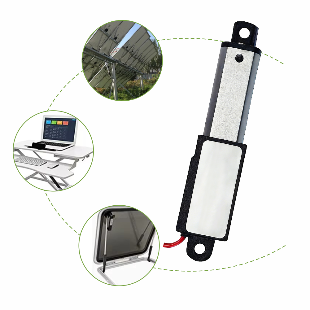 LA03 Multiple Sizes Available DC Motor 6V 12V 24V Linear Actuator with Waterproof for Industrial Equipment Adjustment